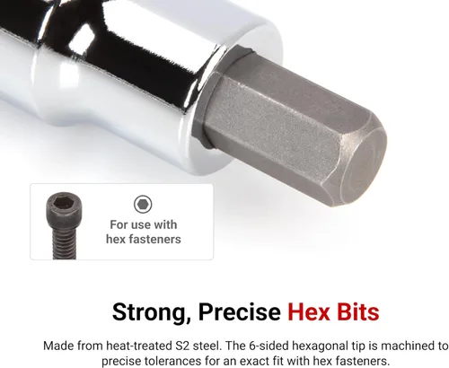 Miniatura 2 de TEKTON - Llave de tubo de 1/2 pulgada x 1/2 pulgada con enchufe hexagonal SHB22213