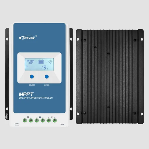 Miniatura 5 de EPEVER Controlador de carga MPPT 10a con pantalla LCD, entrada máxima de 100V, interruptor automático de 12V/24V
