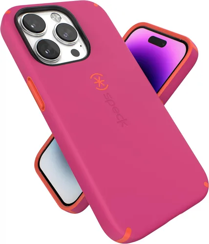 Miniatura 13 de Speck Funda delgada para iPhone 14 Pro, protección contra caídas, resistente a los arañazos, tacto suave para iPhone 14 Pro de 6.1 pulgadas, doble