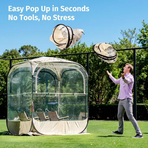 Miniatura 2 de East Oak Weather Sports Tent for Fishing, Sports Event Pop Up Bubble Tent Instant Sun & Rain Shelter No Condensation, Spacious Interior, Ultra