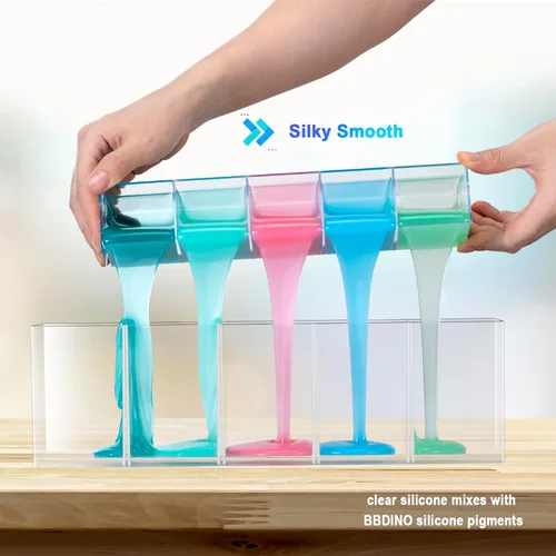 Miniatura 6 de BBDINO 00-30 Goma de Silicona Súper Suave, Segura para la Piel, 1 Galón 140 Oz Silicona Líquida de Platino Color Carne para Piel de Práctica