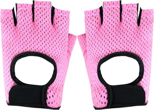 Miniatura 8 de Guantes de fitness para hombres y mujeres, antideslizantes, de silicona, transpirables, guantes de entrenamiento para levantamiento de pesas