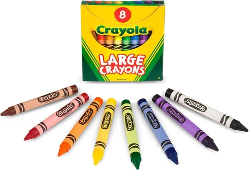 Miniatura 2 de Crayola Crayones grandes, surtidos (8 unidades), crayones gigantes para niños y niños pequeños, a partir de 2 años