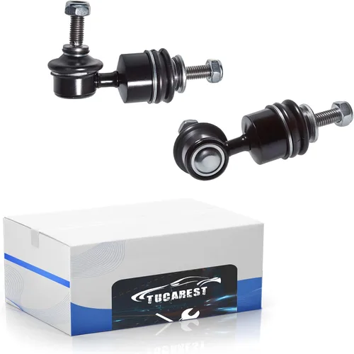 TUCAREST Barra estabilizadora trasera enlace 2 piezas K80867 compatible con 2004-2013 Ma-zda 3,06-17 Ma-zda 5/2007-2013 Volvo C30,05-11 S40