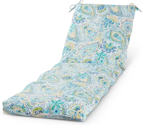 Miniatura 49 de Cojín reversible para silla de descanso para exteriores, color blanco tropical