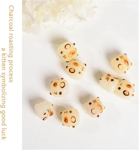 Miniatura 5 de Cuentas de rosario de jade blanco natural de raíz de Bodhi para mujer con una pulsera de un solo anillo