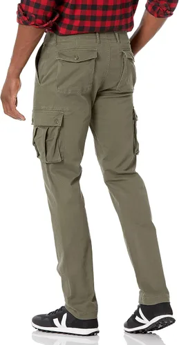 Miniatura 2 de Tienda Essentials pantalón cargo para hombre entallado elástico