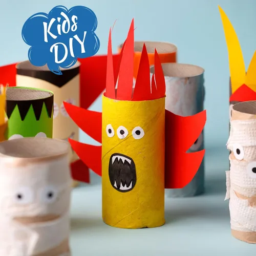 Miniatura 5 de Henoyso Paquete de 50 tubos de cartón para manualidades, rollos de papel higiénico gruesos vacíos para niños, proyectos de aula, manualidades de fin