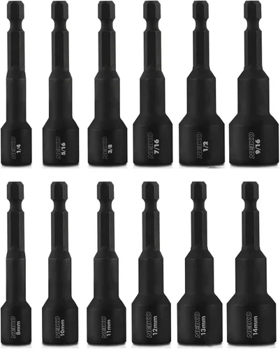 Miniatura 12 de NEIKO 10048A Juego de Brocas de Seguridad de 100 Piezas Acero Cr-V Adaptadores de 1/4 de Pulgada Phillips Ranurado Hexagonal Torx Star A Prueba