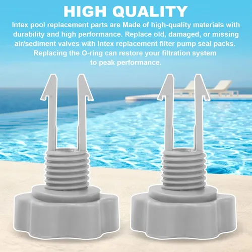 Miniatura 6 de 25004/2,500 Kit de sellos de repuesto para bombas de filtro de piscina Intex, piezas de repuesto (incluye 5 tipos de piezas), piezas de repuesto
