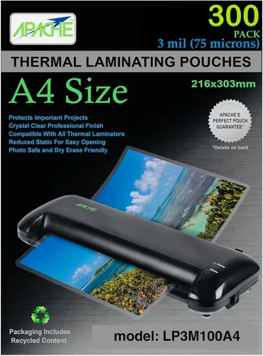 Miniatura 24 de Apache Map Banner Size Laminating Pouches, 3 Mil, 5 Pack, 18 x 120 Inch Pouch Size Laminating Sheets, Thermal Laminator Compatible, Super Clear