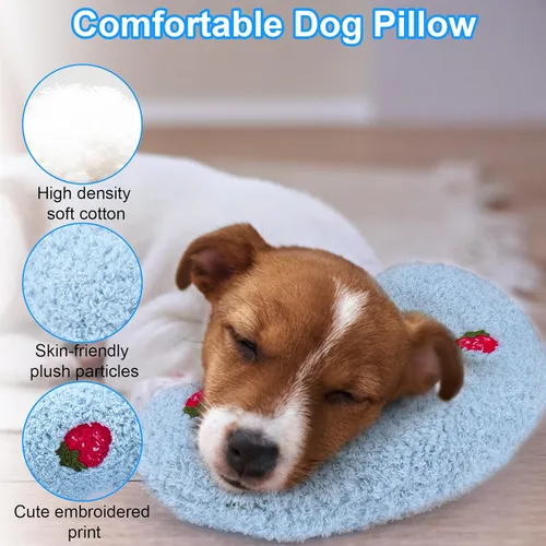 Miniatura 3 de Almohada para Perros Mity Rain, Almohada de Alivio de la Ansiedad para Perros, Almohada Ultra Suave de Alta Densidad Calmante para Alivio de Azul