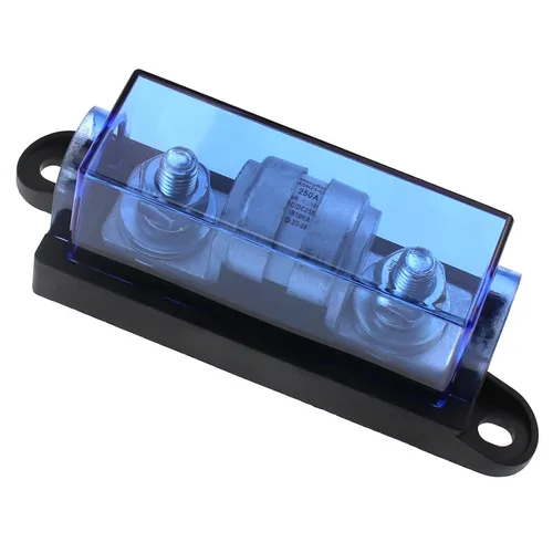 Miniatura 22 de Fusible de 80 Amperios Clase T con Bloque, Operación 150V DC, Bloque de Fusible ANL de 100A para Inversores, ATV, RV, Barco, Coches, Camiones