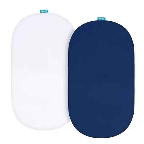 Miniatura 8 de Sábanas de moisés aptas para colchón rectangular, de reloj de arena u ovalado, juego de sábanas ajustables universales para varios protectores