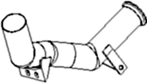 Miniatura 4 de RAParts A-D8NN5246AA - Tubo de escape para codo, compatible con Ford/New Holland