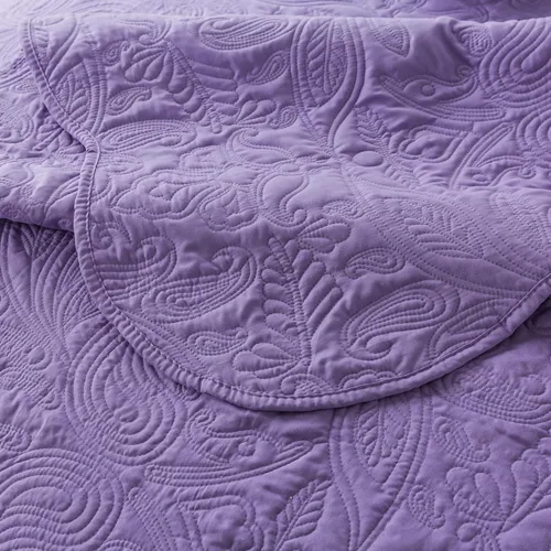 Miniatura 182 de HoneiLife - Juego de colcha de tamaño Queen, juego de ropa de cama de pana bordada de 3 piezas, colcha de lujo, ligera, cálida, para todas las Pana