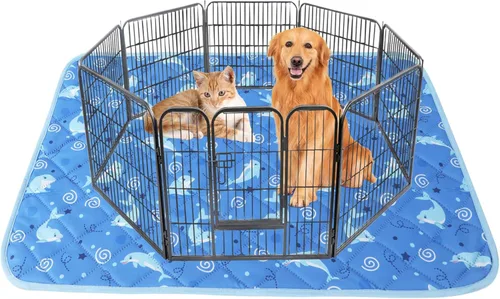 Miniatura 24 de IEUUMLER EU007 - Almohadillas lavables para perros, paquete de 2, antideslizantes e impermeables, reutilizables, para entrenamiento de cachorros