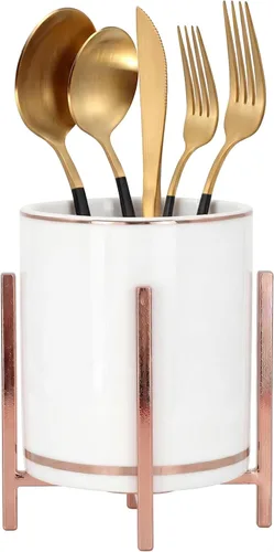 Miniatura 19 de 2 Piezas Soporte para Cubiertos de Encimera, Soporte de Cocina para Cucharas y Tenedores, Organizador de Utensilios de Encimera, Soporte para Sólido