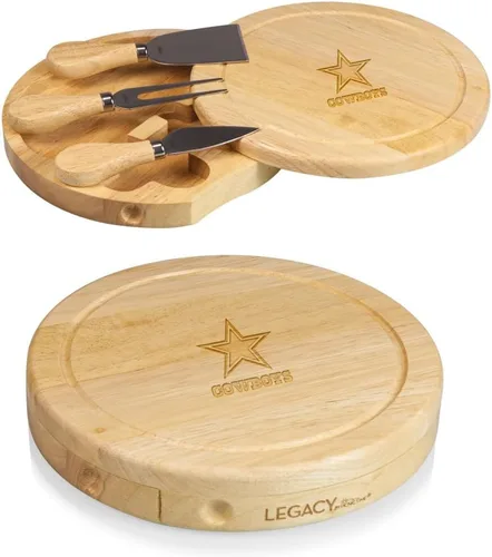 Miniatura 2 de Picnic TIME NFL Brie Cheese Board and Knife Set - Charcuterie Board Set - Wood Cutting Board