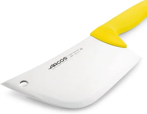 Miniatura 3 de Arcos Cuchillo de carnicero de acero inoxidable nitrum de 7 pulgadas y hoja de 7.480 in. Cuchillo de carnicero profesional. Mango ergonómico