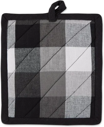 Miniatura 4 de DII Tri-Color Check Collection - Juego de agarraderas para cocina, color negro, 2 piezas