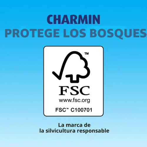 Miniatura 7 de Charmin Essentials - Papel higiénico suave, 9 mega rollos = 36 rollos regulares