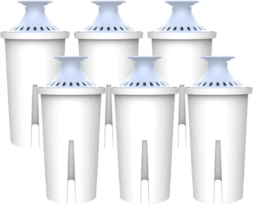 AQUA CREST Filtro de agua alcalina, diseñado para jarras y dispensadores Brita®, para uso diario, UltraMax, Metro+, XL y más, certificado NSF, 2
