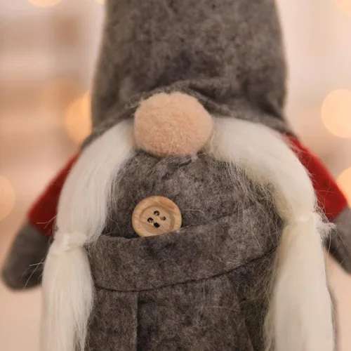 Miniatura 4 de KESYOO Adorno de muñeco de gnomo de Navidad sueco Tomte, adorable muñeca sin rostro, sueco, escandinavo, Papá Noel, decoración de escritorio