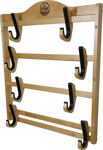 Miniatura 4 de Old Cedar Outfitters Estantería de Madera Montada en la Pared para Armas; Ajustable para Armas Largas y Pistolas Largas Ajustable, para pistolas