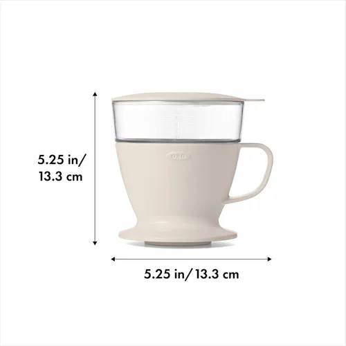 Miniatura 3 de OXO Brew - Cafetera de una sola porción y papel de repuesto para cafetera Good Grips, marrón, 50 por caja, CT, filtros de preparación fría, recuento