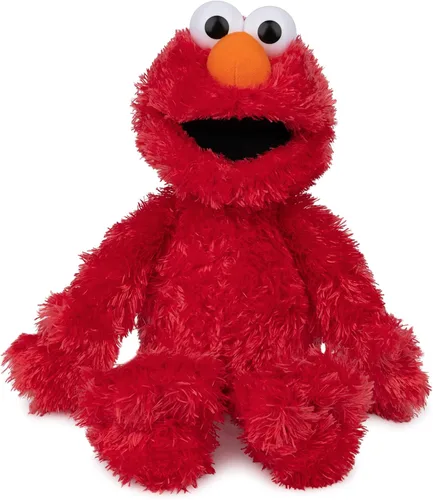 GUND Sesame Street - Peluche oficial de Elmo Muppet de primera calidad para edades de 1 año en adelante, rojo, 13 pulgadas Oficial Elmo 13"