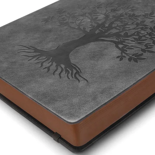 Miniatura 8 de ZXHQ Cuadernos A5 de 360 páginas rayadas con bolígrafo, diarios para mujeres y hombres, cuaderno de escritura, diseño de árbol de la vida, borde