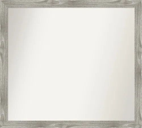 Miniatura 263 de Amanti Art Espejo personalizado, espejo de baño gris plomo a rayas, espejo de pared o espejo de tocador de baño sobre el fregadero