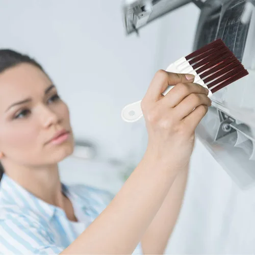 Miniatura 5 de Boao Paquete de 4 Cepillos de Bobina para Aire Acondicionado Condensador Refrigerador Limpieza Limpiador de Bobinas HVAC Cepillo Pequeño de Plástico