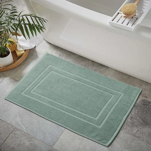Miniatura 7 de Feather & Stitch - 2 tapetes de baño similares a toallas (30 x 21 pulgadas), tapete de baño de rizo de algodón 100% algodón, tapete de baño