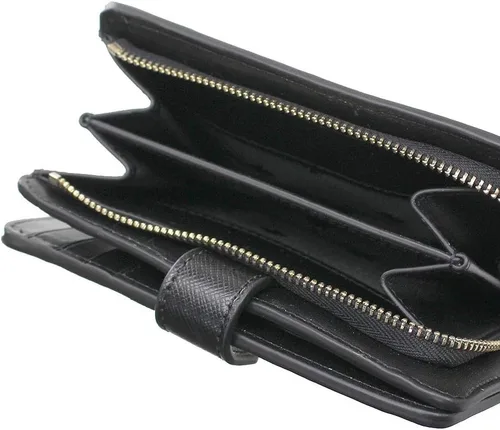 Miniatura 4 de Kate Spade New York Staci - Cartera plegable compacta mediana Negro - Cartera plegable
