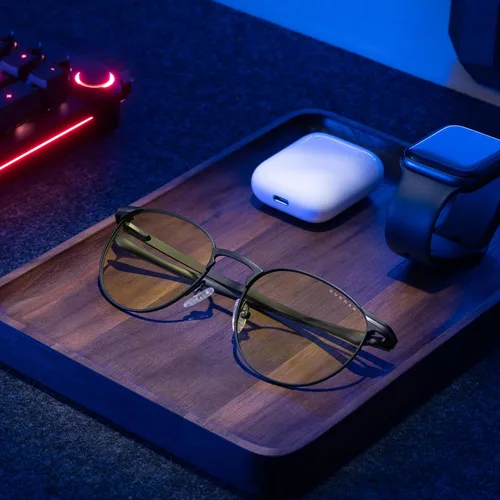 Miniatura 7 de GUNNAR - Gafas prémium para juegos y computadora - Bloquean el 65% de la luz azul - Mateo, Ónix y tinte ámbar