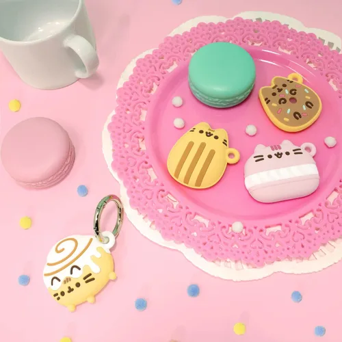 Miniatura 9 de iFace x Pusheen - Bonita funda protectora de silicona diseñada para AirPods 1/2, de pie + iFace x Pusheen Café Series Funda protectora de silicona