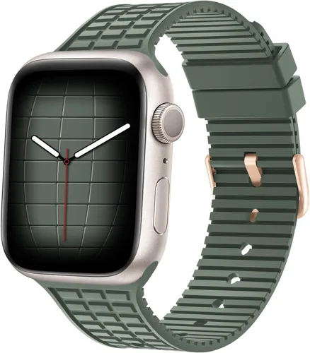 Miniatura 10 de Bandiction Paquete de 2 correas de nailon resistentes compatibles con Apple Watch Ultra Band de 1.929 in 1.772 in 1.732 in 1.654 in, correas anchas