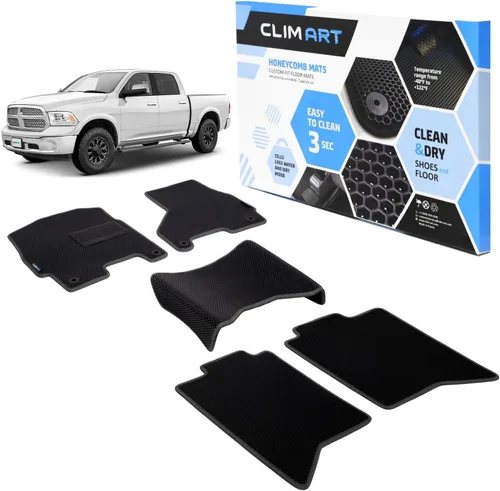 Miniatura 16 de CLIM ART Honeycomb FL051417021 - Alfombrillas de automóvil de ajuste personalizado para Honda CR-V 2017-2021, primera y 2ª fila, alfombrillas