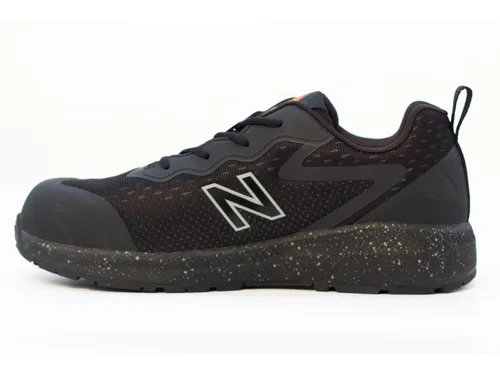 Miniatura 4 de New Balance Logic - Zapatos de trabajo industriales para hombre, color negro, talla 14, cómodos y ligeros, resistentes a riesgos eléctricos