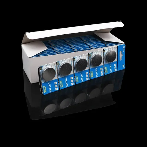 Miniatura 6 de 5 unids/pack CR2450 batería de moneda 550 mAh 3 V CR 2450 pilas de botón ECR2450 KCR2450 5029LC LM2450 3 V batería para llave de coche remoto