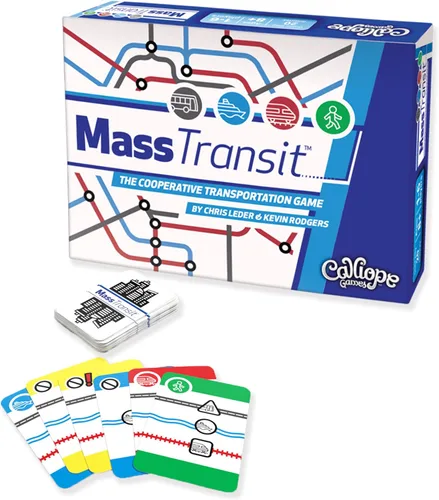 Calliope Juegos Mass Transit - Juego familiar cooperativo - Diversión de ritmo rápido para niños y adultos - 1-6 jugadores - de The Makers of Tsuro