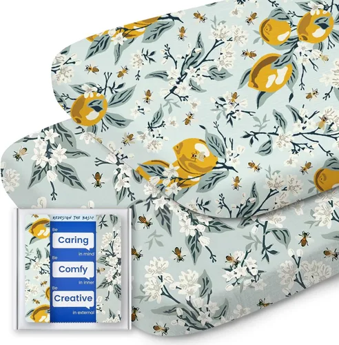 Miniatura 65 de Sábanas de dinosaurio para cuna para niños, sábana bajera ajustable de cuna suave de alta calidad, sábanas de bebé ultra transpirables, sábanas