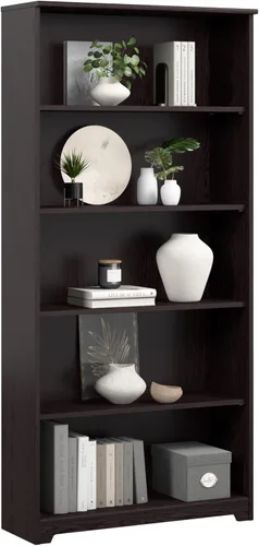 Bush Furniture estantería con 5 niveles, Madera