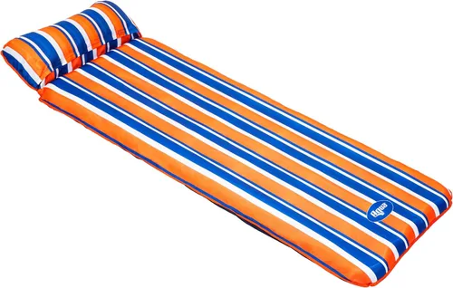 Miniatura 7 de Aqua - Flotador de piscina plegable y go 3 en 1, tapete y tumbona para piscina, tapete acolchado para tierra o agua con correa de transporte, varios