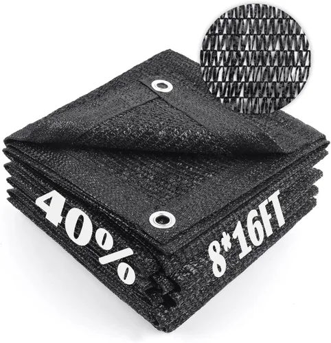 Miniatura 56 de Cool Area Lona de malla con ojales para cubierta de plantas, toldo de patio de 10 x 20 pies, para jardín, pérgola, invernadero, coche, granero, 55%