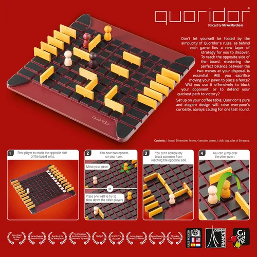 Miniatura 2 de Juego clásico Quoridor Gigamic