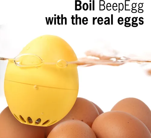 Miniatura 5 de Space BeepEgg - Temporizador de huevos para hervir huevos - Olla musical para huevos suaves, medianos y duros, aptos para alimentos, temporizador