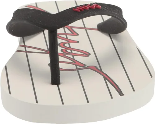 Miniatura 2 de Men's Script Logo Stripe Print Flip Flops